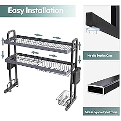 MAJALiS 3 Tier Extra Large Stainless Steel