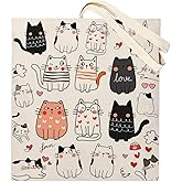 DOOX Canvas Tote Bag for Women, Reusable - Gift/Shopping/Beach/Grocery Canvas Bag - Birthday & Christmas Gifts for Women 