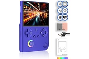 FINGEREVO RG40XXV Handheld Game Console 4.0-in 640 * 480 IPS OCA Screen 3200mAh 64Bit System RG 40XXV Blue