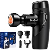 BOB AND BRAD M7 Plus Mini Massage Gun with Heat, FSA Eligible &amp; HSA Approved Deep Tissue Percussion Massager for Back &amp; Neck Stiffness - Portable, Quiet, Ultra-Lightweight