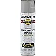 Rust-Oleum 7581838 Professional High Performance Enamel Spray Paint, 15 oz, Light Machine Gray
