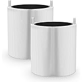 Blueair Pure 311i+ Max Air Purifier Replacement Filter F3MAX+ - 2-Pack H13 HEPA and Activated Carbon Filter