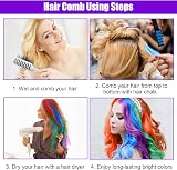 LAWOHO Hair Chalk Comb 6 Colors Temporary Dye for Adults Kids Halloween view 4