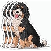 3Pcs Bernedoodle Sticker - Dog Lover Sticker - Dog Mom Sticker - Dog Laptop Sticker - Dog Owner Sticker - Sticker for Computer - Water Bottle