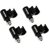 ZYAMY 4pcs Bicycle Hydraulic Brake Cable Housing Guide Bicycle Cable Guide 0.39 x 0.73 x 0.73 Inch Hose Wire Clips Clamps Cable Grip, Black