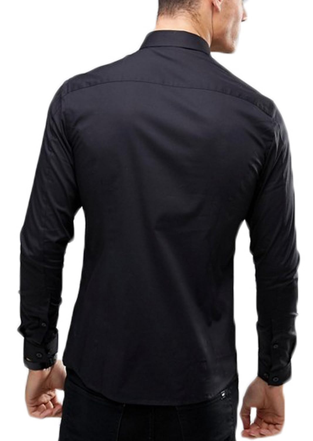 little man men's cotton casual shirt