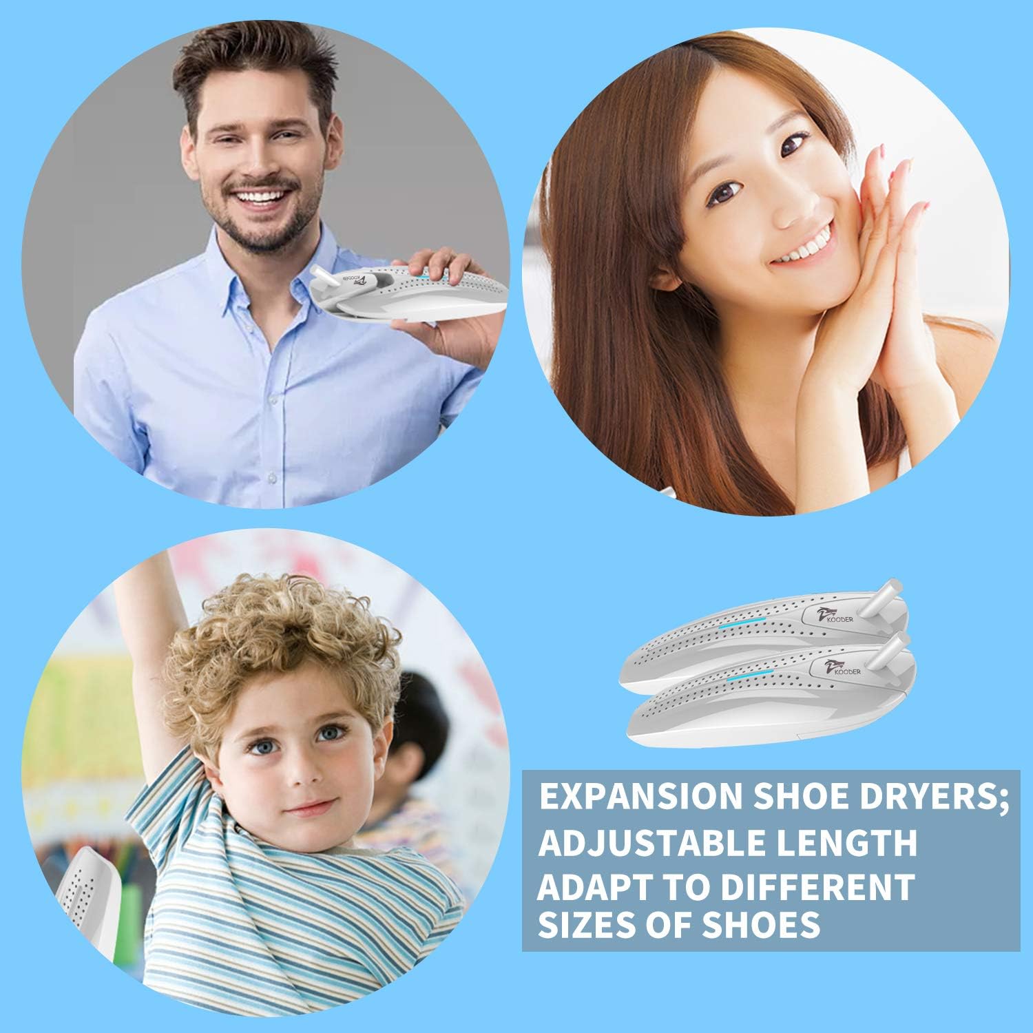 KOODER Shoe Dryers,Boot dryer,Portable Shoes Dryer and Glove Warmer: Sports & Outdoors