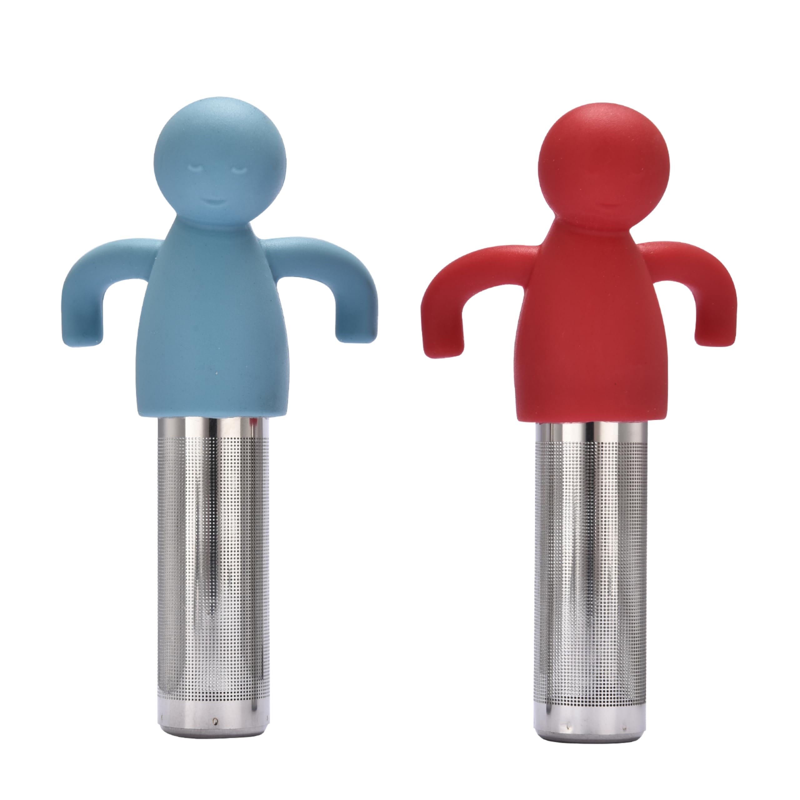 Photo 1 of 2LB Depot Set of 2 Loose Leaf Tea Infuser, Tea Strainer and Steeper - Reusable Fine Mesh Stainless Steel Filter Kit - Herbal Drink Accessory for Cups, Mugs, Smooth Flavor, Mess-Free Brewing