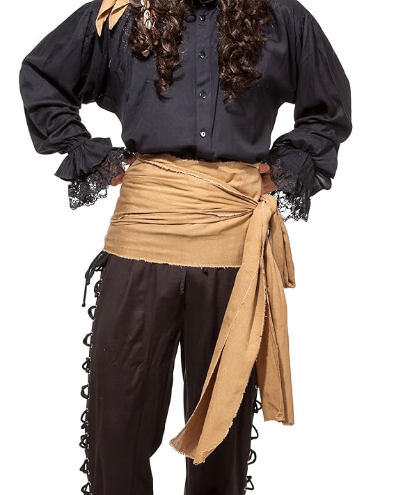 Leintuch Pirat Mittelalter Renaissance Große Schärpe [C1417]