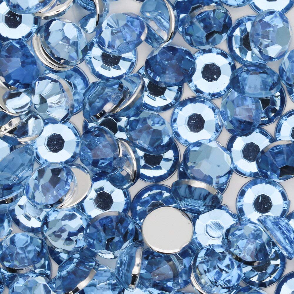 アクリル ラインストーン 大容量セット (5mm ライトブルー) ネイルストーン レジン の商品画像