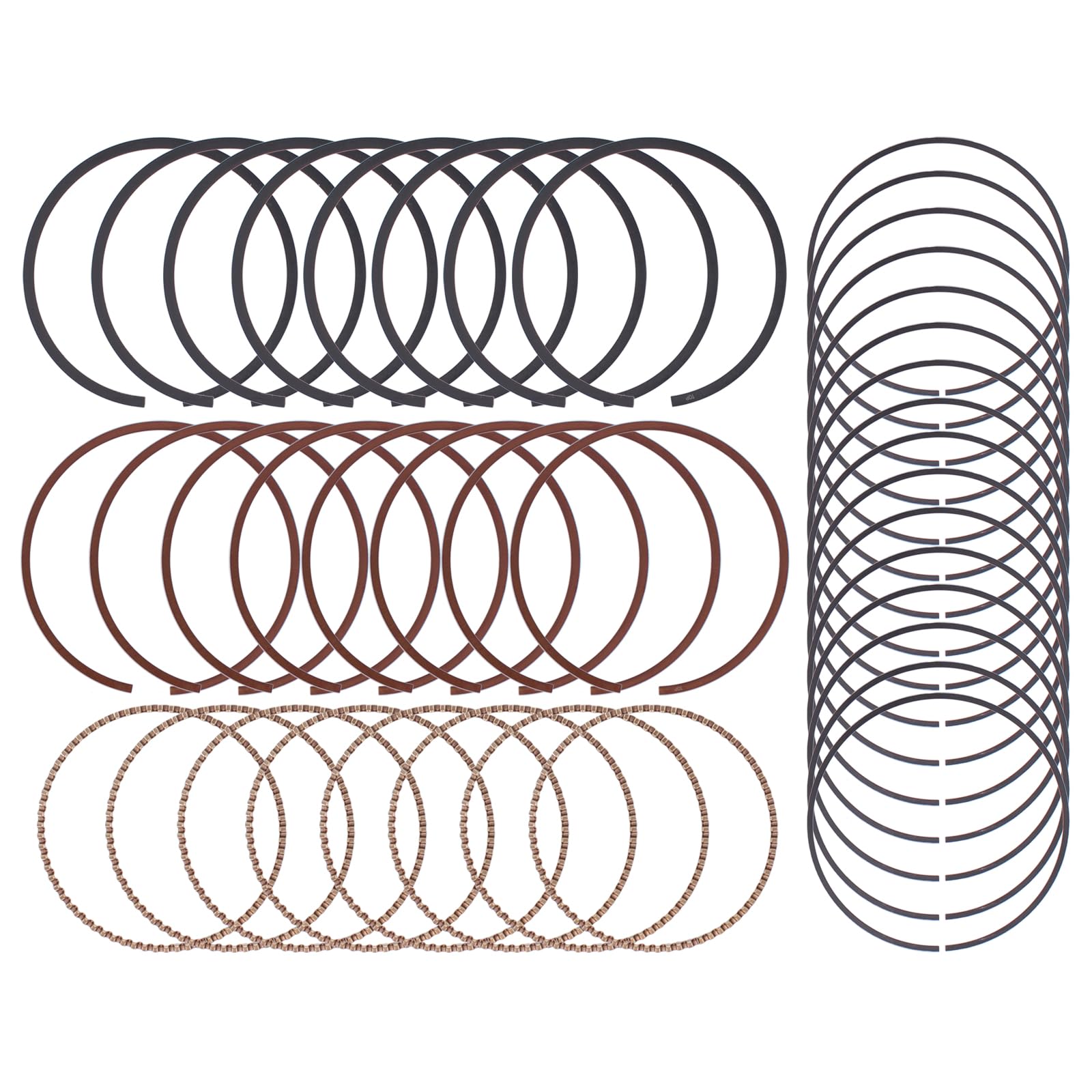 Photo 1 of ApplianPar Engine Piston Ring Set for Chevrolet for GMC 4.8L 5.3L LS Engines 1999-2016
