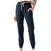 Cozy Earth Women's Studio Jogger Pants – Mid-Rise Lightweight Athletic Joggers with Pockets – Modal Activewear for Women