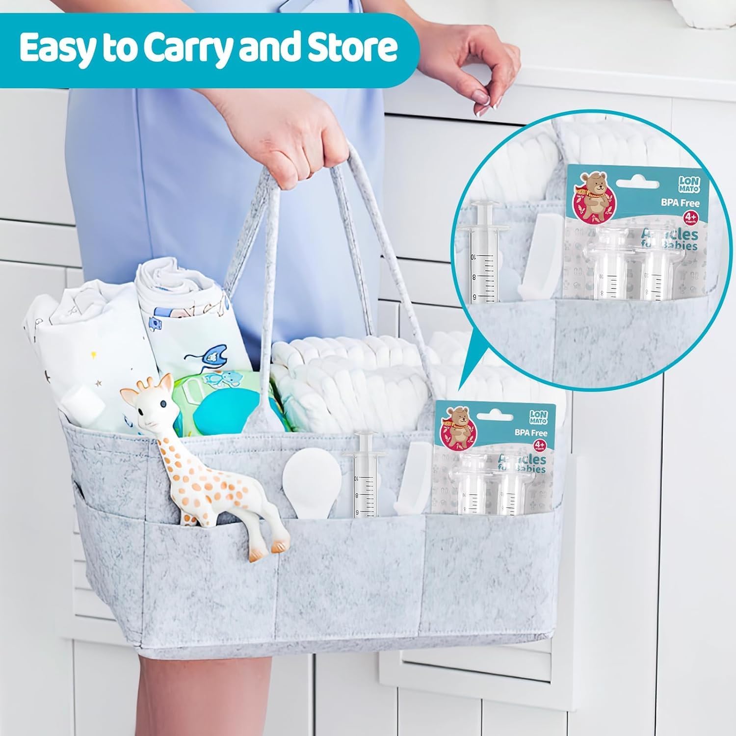 Baby Nasal Aspirator, Sinus Rinse System Professional Baby Nasal Irrigator- Portable Infant Nose Cleaner Quick Rinse Device for Newborn Infants Kids Children- BPA Free More Convenient, 4 Packs 1