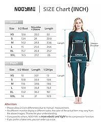 NOOYME Thermal Underwear for Women Base Layer Women