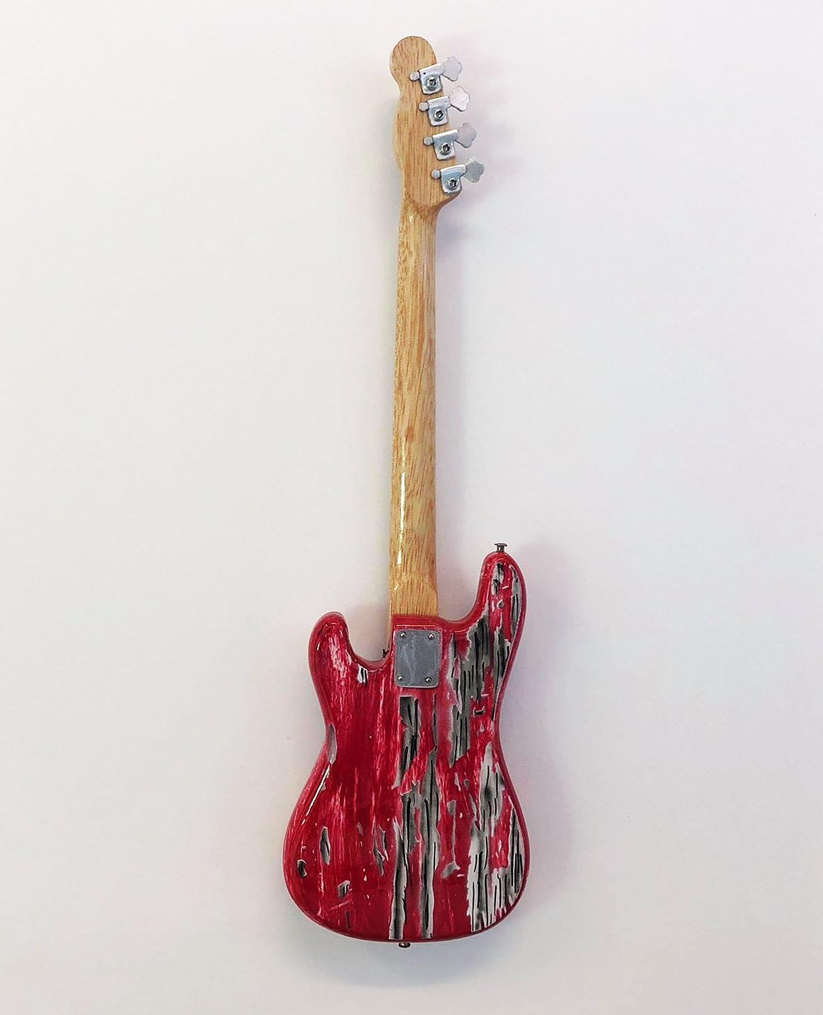 Axman Dusty Hill : Bass Guitar - Miniature Guitar Replica - Music Gifts, Neutral - Image 4