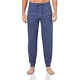 BOSS Mens Waffle Cotton Cuffed Sweatpants