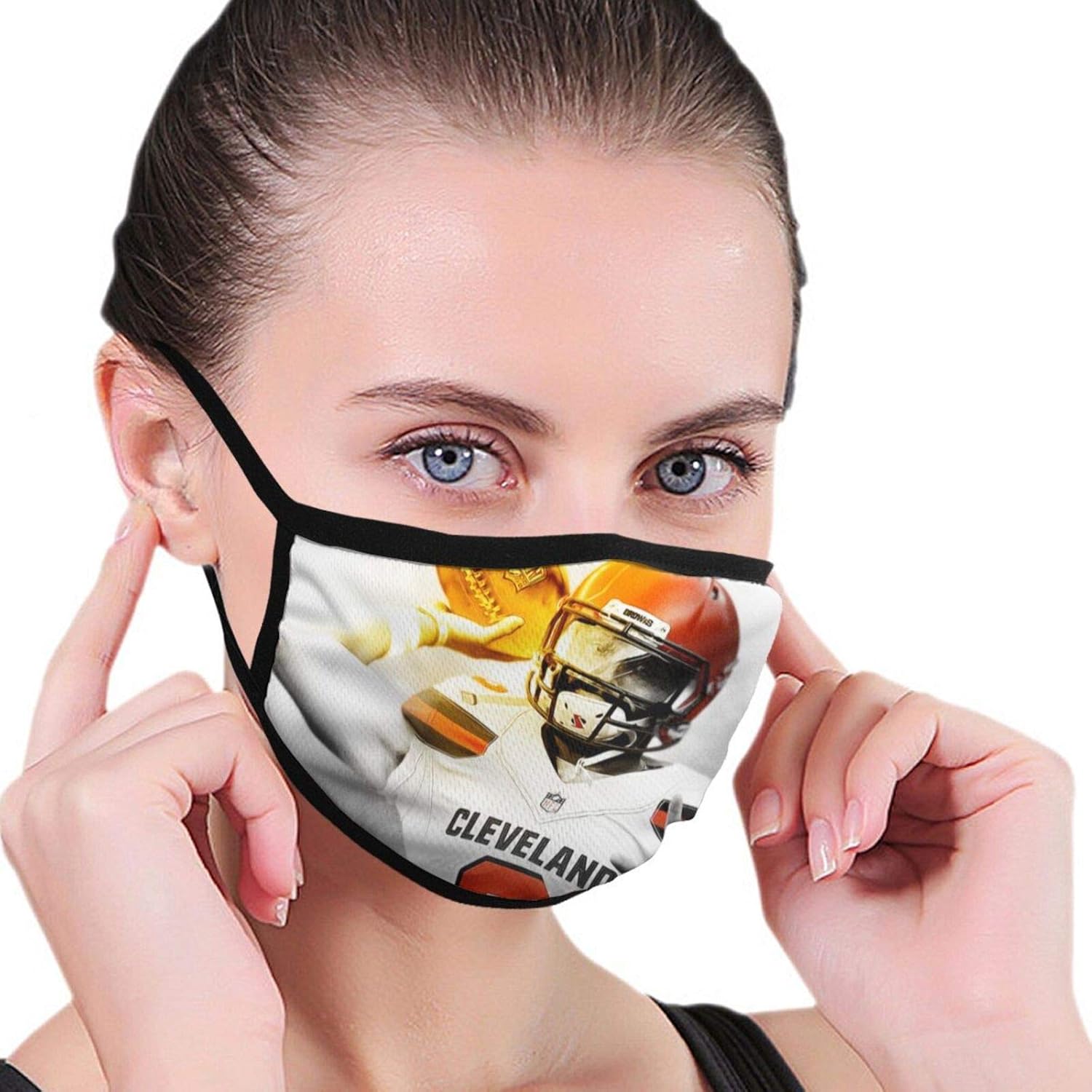 Baker Mayfield Washable Breathable Unisex Face Mask Dustproof Mouth Mask Black Clothing