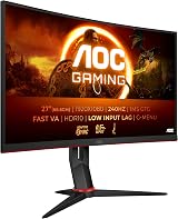AOC C27G2Z3/BK 27 Inch FHD Curved Gaming Monitor 280Hz FreeSync HDR10
