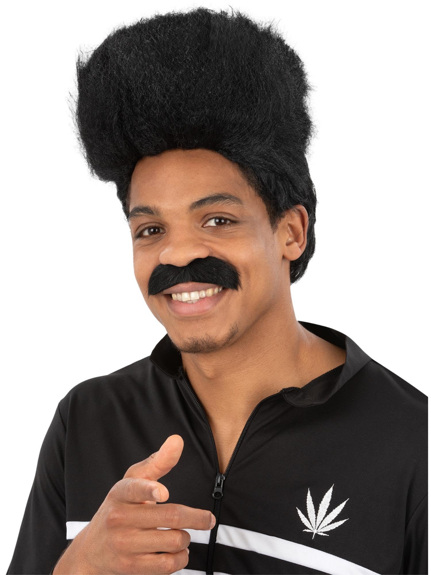 Smiffys 90s High Top Wig, 1990's Fancy Dress, 1990s Dress Up Wigs Halloween