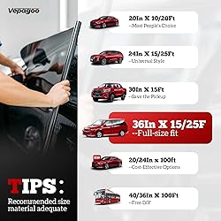Vepagoo 5% VLT Ceramic Car Window Tint Film