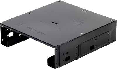 SilverStone SST-SDP10B 5.25" to 3.5" + 2x 2.5" HDD SSD Bay Adapter Bracket