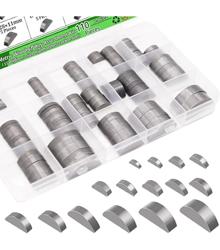 Performance Tool W5341 – 80-teiliges Woodruff Schlüssel-Set In Metrisch, Mit Aufbewahrungskoffer