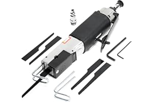 MEFAPE Air Reciprocating Saw Kit, Pneumatic Metal Cutting Saw Tools with 6pcs 24T 32T Blades, Handheld Power Metal Saw, Heavy Duty Aluminum Alloy Saber Saw