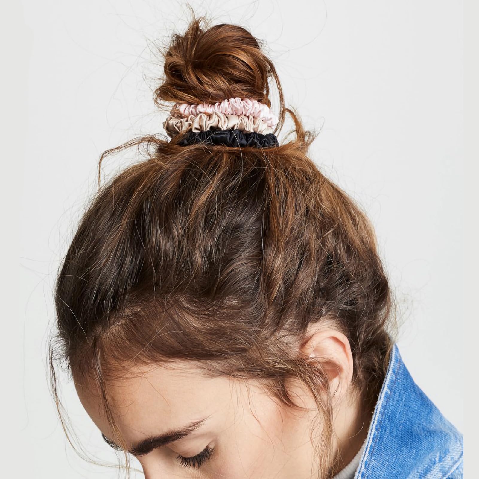 Silk Scrunchies Hair Elastic