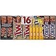 MARS, TWIX, M&M's Peanut, Assorted Chocolate Candy Bars, Variety Pack, 16 Full Size Bars, 840g