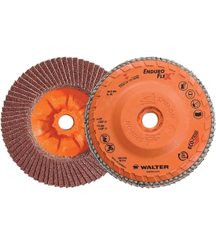 Amazon.com: Walter 06B456 4-1/2x5/8-11 Enduro-Flex Spin-On Flap