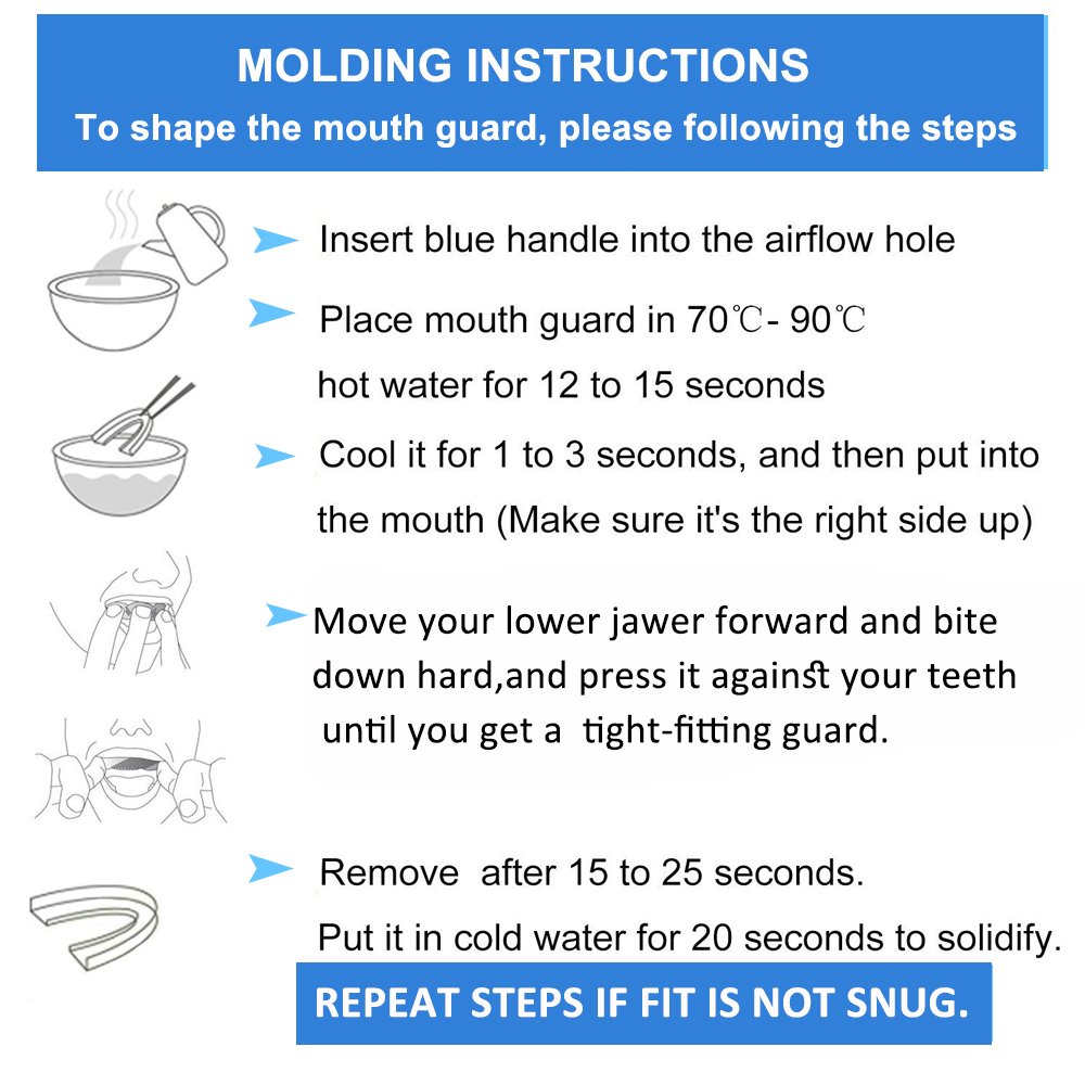 Snore Stopper Mouthpiece Anti Snoring Solutions Devices Mouth Guards Teeth Grinding Bruxism Sleep Aid Night Soft Silicone BPA Free