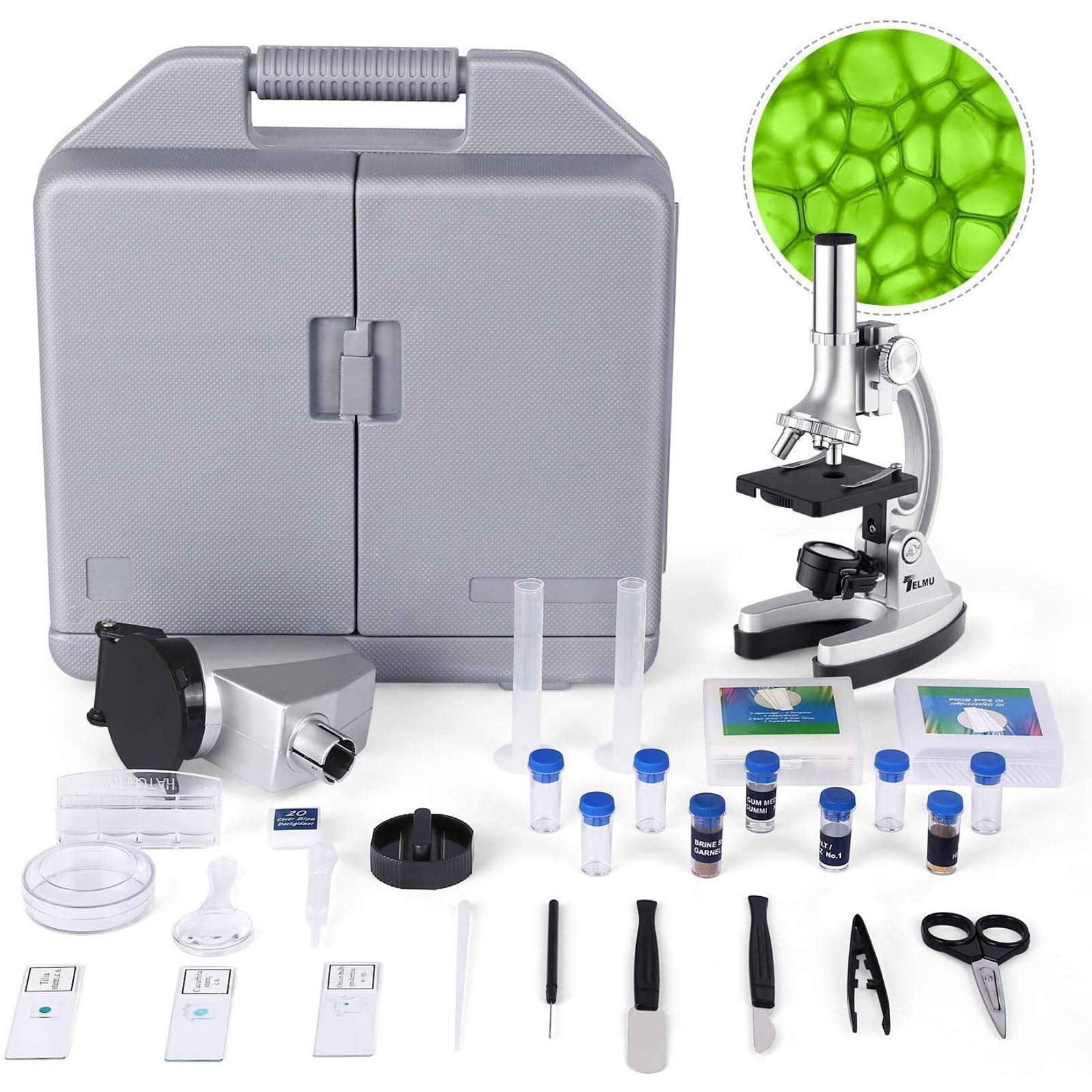 Barska Explorer Microscope Kit - 300x-1200x Magnification For Kids & Students