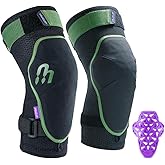 MUZUP Offedge Knee Pads, Sufficient Protection MTB Knee Pads No-Slipping Mountain Bike Knee Pads Removable Padding MTB Knee Pads for Men Knee Pads for Work Snowboarding Knee Pads