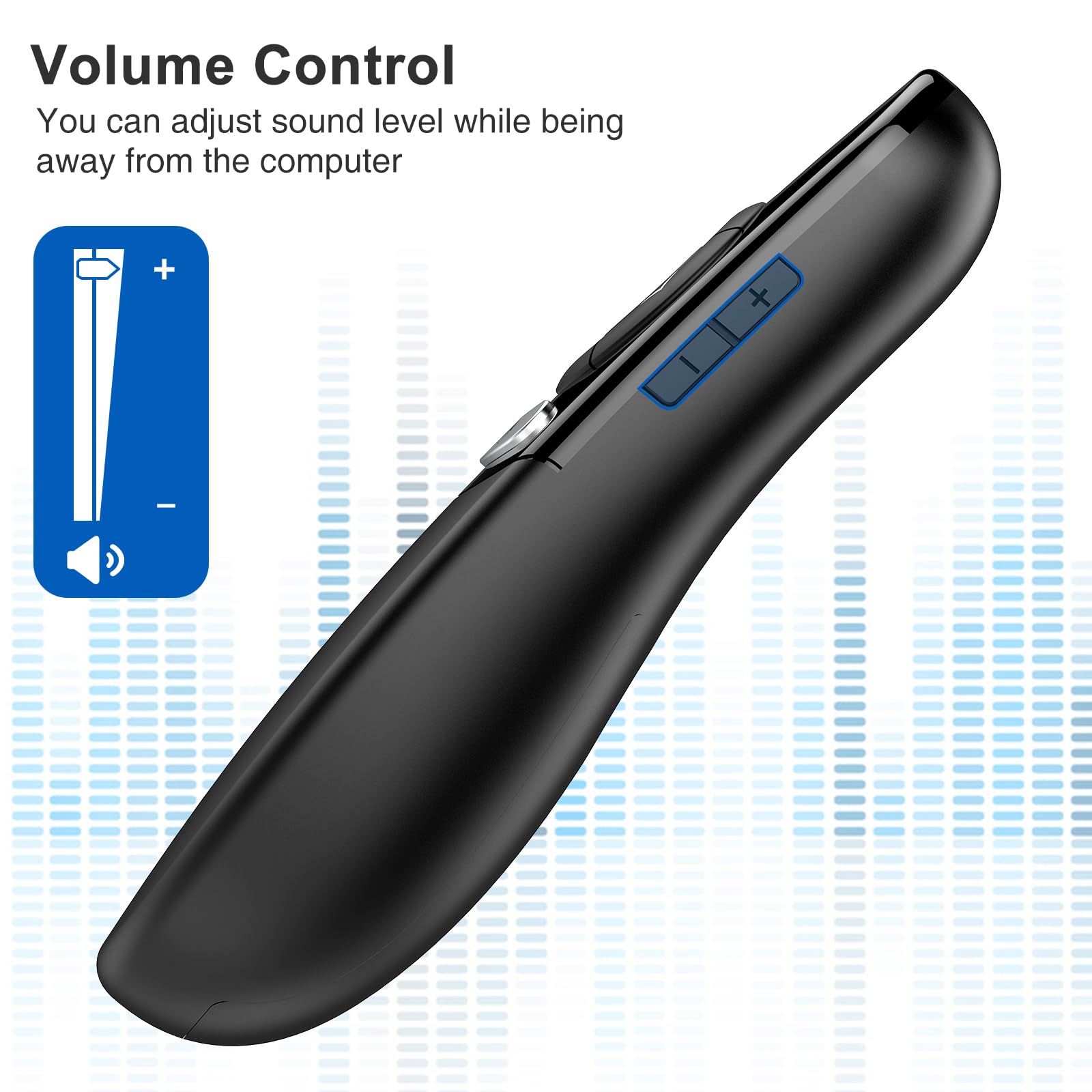 Physical and Digital Pointer Presentation Clicker for Powerpoint Presentations,2 in 1 USB A and USB C Wireless Presenter Remote with Highlighting Magnifier for LED LCD Screen