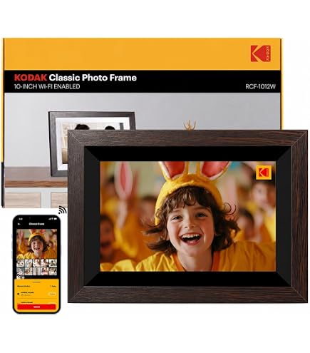 Amazon.com : Kodak 10-Inch Touch Screen Digital Picture Frame, Wi
