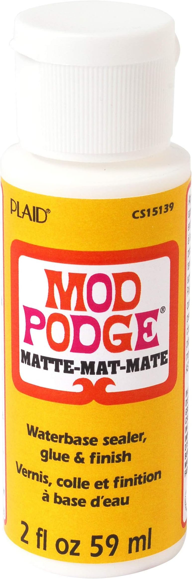 Mod Podge Matte Water Base Sealer Glue Finish 2 oz White 95 ml