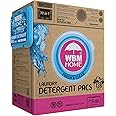 WBM Home Laundry Detergent Pods, 128 Count | Fresh & Clear Unscented | Laundry Pods 10x Ultrapower Cleaning With Color Protection and Eco-Friendly Packaging