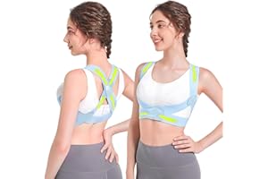 AOFIT Posture Corrector for Women with X-Shaped Biomechanical Design, Comfort Fit Back Brace, Improves Posture, Corrects Hunchback, Relieves Neck, Shoulder, Upper Back Pain, Invisible Under Clothes 2XL