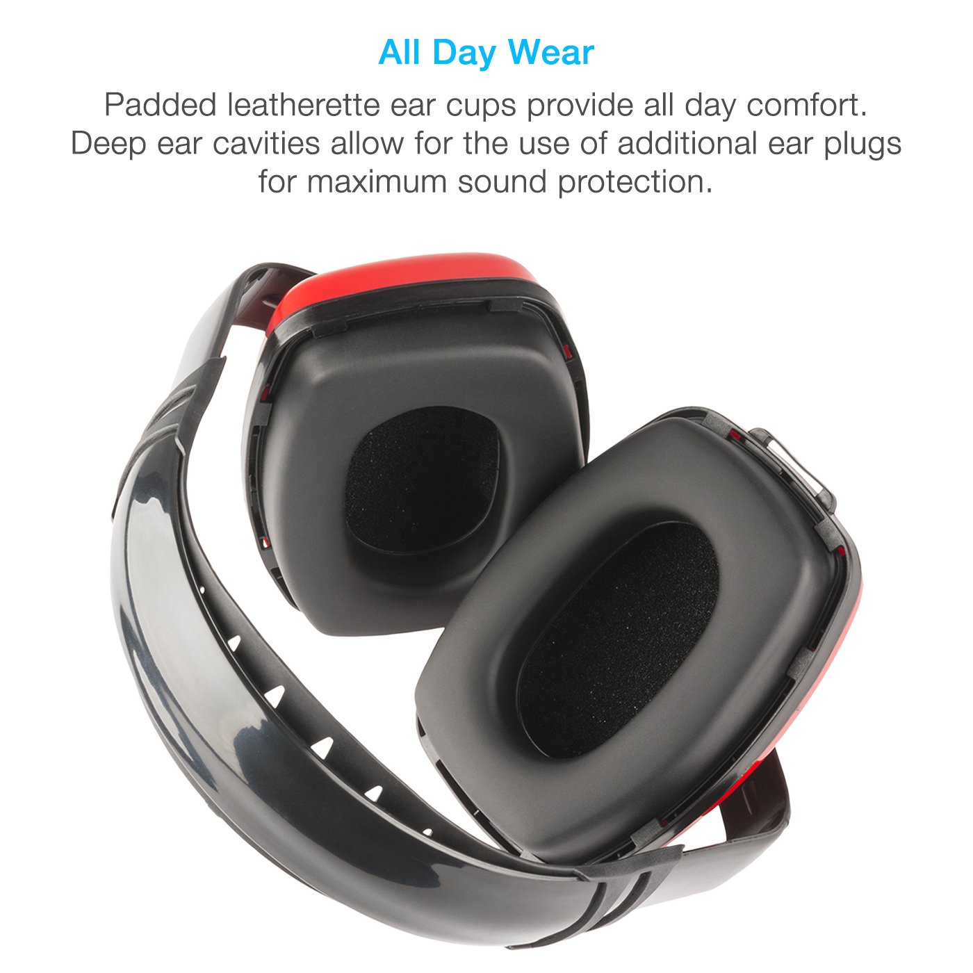 Cyber Acoustic Professional Safety Lightweight Ear Muffs for Hearing