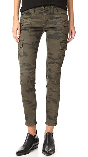 camo moto jeans womens