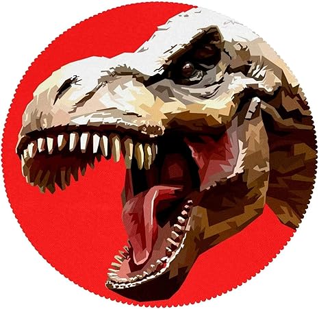 Amazon 恐竜 かっこいい ランチョンマット 円形 義務用 断熱 撥水 防汚 速乾 水洗いok 耐久性 子供 家庭用 シンプル 便利 お手入れ 便利 １枚セット 30x30cm ランチョンマット オンライン通販