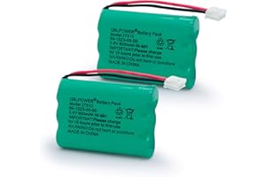 QBLPOWER 27910 Cordless Phone Battery Rechargeable Compatible with Vtech 89-1323-00-00 AT&T E1112 E2801 TL72108 Motorola SD-7501 RadioShack 23-959 Cordless Handsets 3.6V(Pack of 2)