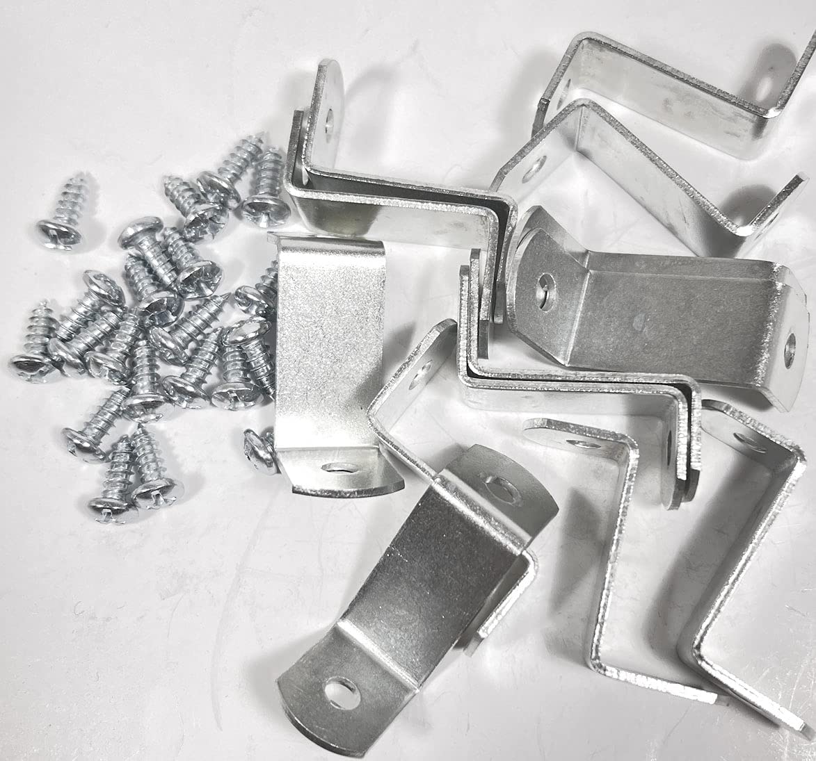 Photo 1 of 1" Canvas Offset Clips Extra Heavy Duty with Screws 20 Pack