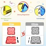 Coodoo 60 PCS Magnetic Tiles STEM Battery Free Building Toys Kids 3+ view 5