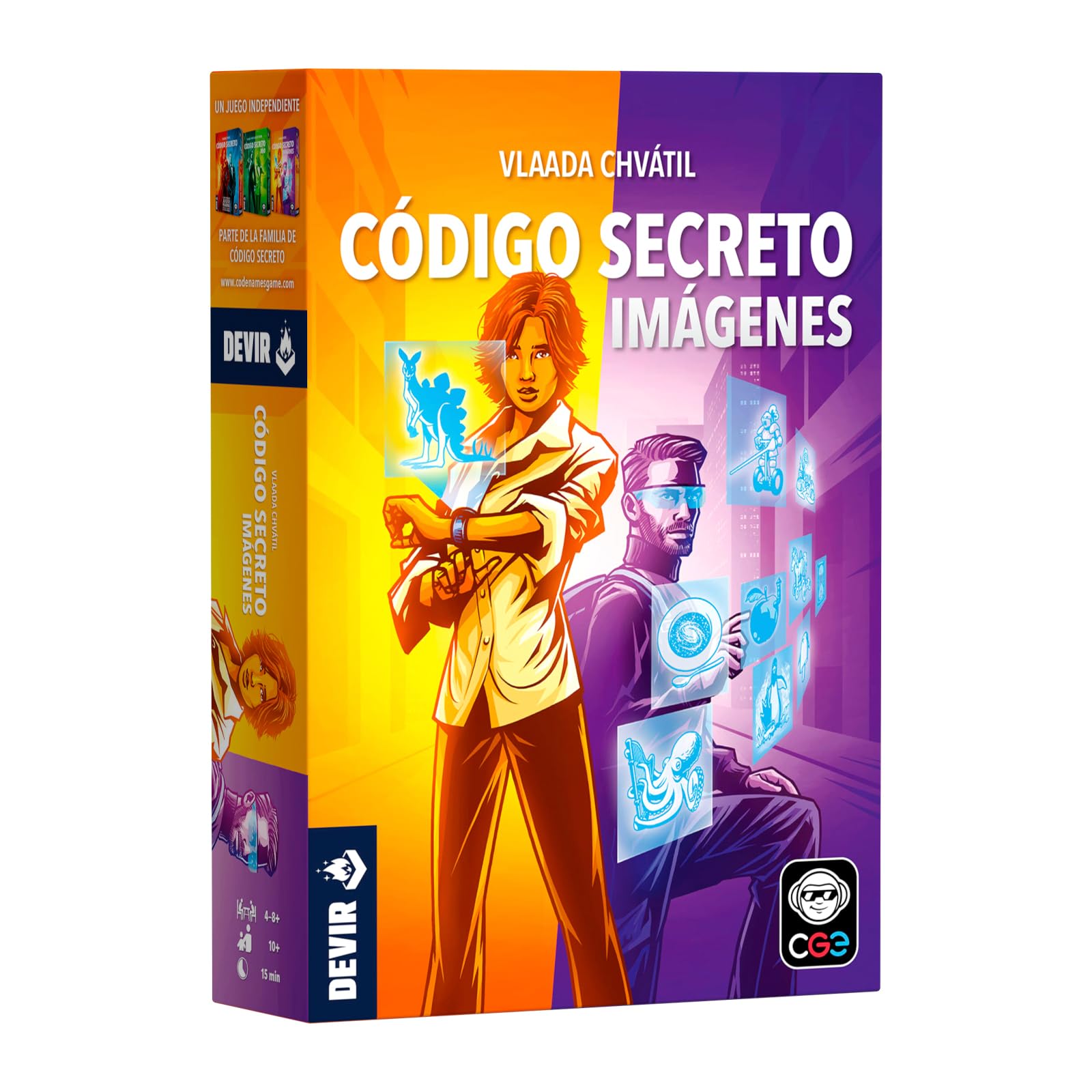 Devir Secret Code with Pictures, Board Game (BGCOSEIM)