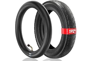 1PZ ER5-T02 Set of 12-1/2"x2-1/4" (12.5 x 2.25) Tire & Inner Tube for Razor Pocket Mod Bella Betty Bistro Daisy Hannah Sweet Pea Currie Schwinn GT IZIP eZip Gas MX125 Dirt Rocket Electric Scooter Bike