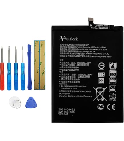 OH-BOX Batteria Per Huawei P30 Lite, Honor 7X, Mate 10 Lite E Altri – 3240 MAh, Ricambio Originale Compatibile
