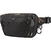 VOTAGOO GEAR Tactical CCW Fanny Bag, Concealed Carry Fanny Pack w/Adjustable Waist Belt Tactical Waist Bag Handgun Pouch with Universal Pistol Holster, Everyday Hip Pack (Multicam Black)