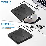 ZZOSRDR Type-C USB 3.0 External CD DVD Drive Player Writer Reader for Laptop PC view 2