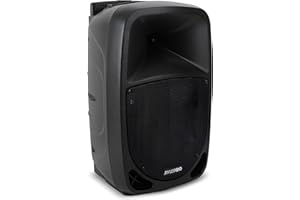 Pyle PSBT105A - 1000W Portable Bluetooth PA Speaker, 10'' Subwoofer, UHF Wireless Mic, MP3/USB/SD, Rechargeable Battery, LED Battery Indicator Lights, Black